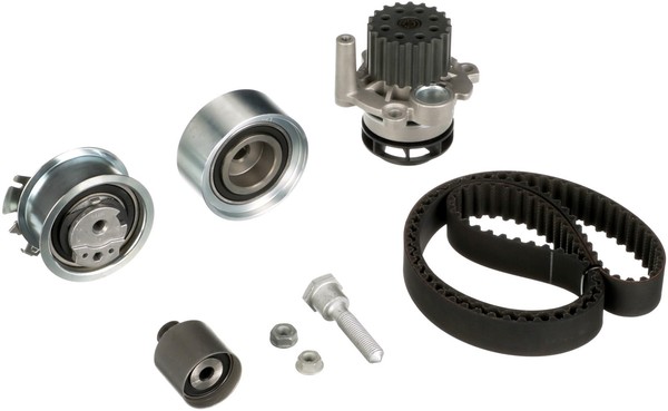 Gates Wasserpumpe + Zahnriemensatz Powergrip™ KP25607XS-1 FüR Audi Seat Skoda VW-image