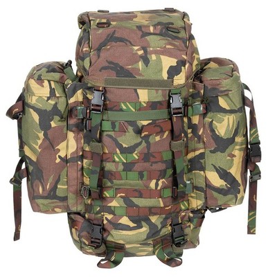 NL Army Rucksack 60 Liter Military Backpack  woodland camouflage