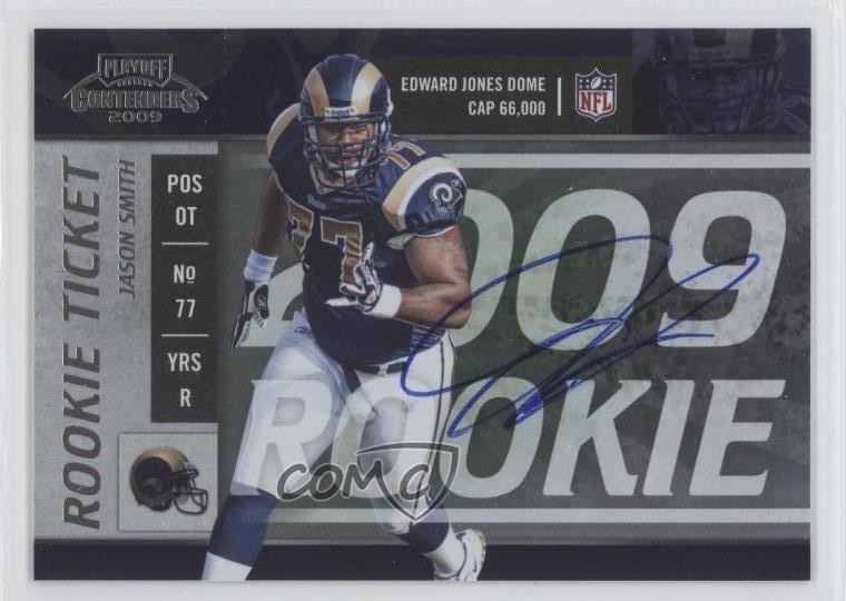 2009 Playoff Contenders Rookie Ticket /237 Jason Smith #102 Rookie Auto RC 9bp