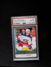 2017-18 Upper Deck Series 1 Pierre-Luc Dubois Young Guns PSA 10 WASHINGTON CAPS