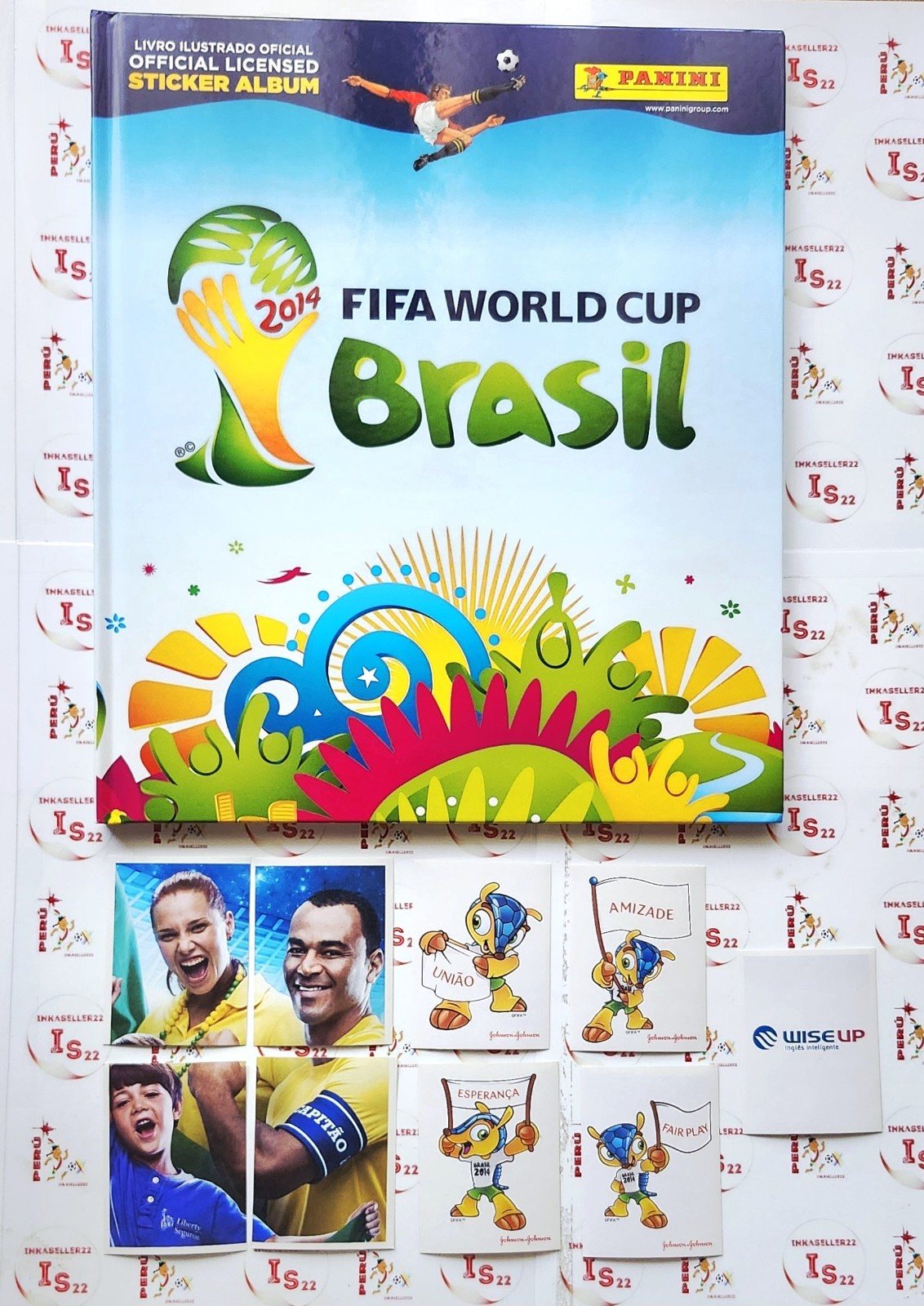 Album Hard Cover Fifa World Cup 2014 Version Brazil + Extra Stickers