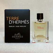 Hermes Terre D'Hermes Parfum Pure Perfume MINI Splash Dab .17oz, 5ml New in Box