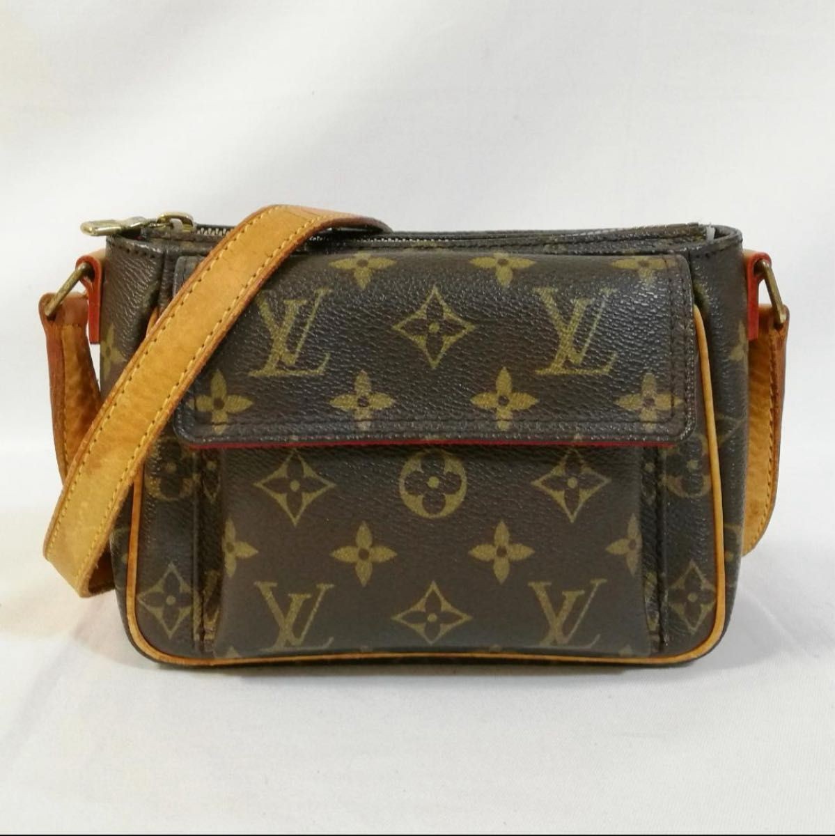 Auth LOUIS VUITTON Monogram Viva Cite PM Shoulder Bag Handbag M51165 Brown