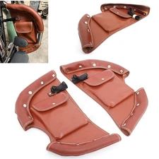 Indian Chief Chieftain Roadmaster Lower Chap Leg Warmer Wind Deflector Brown