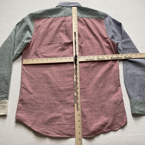 J.Crew Shirt Mens Small Multicolor Broken-In Oxford Colorblock Button Down AZ448 - Picture 10 of 13