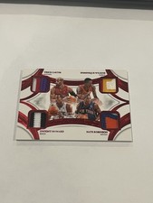 2024-25 Flawless Vince Carter/Dwight Howard/Wilkins/Robinson Ruby Quad Patch /15