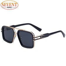 Oversized Steampunk Square Sunglasses Men Big 2026 Luxury Brand Vintage Outdoor