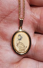 16" JEMIMA PUDDLE-DUCK BEATRIX POTTER PENDANT CHILD NECKLACE BARLOW DESIGNS VTG