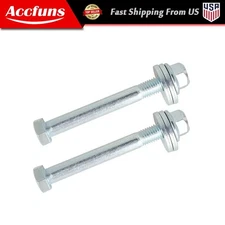 2PCS Front Driver & Passenger Side Camber Cam Bolt Kit For 04-21 Infiniti Nissan
