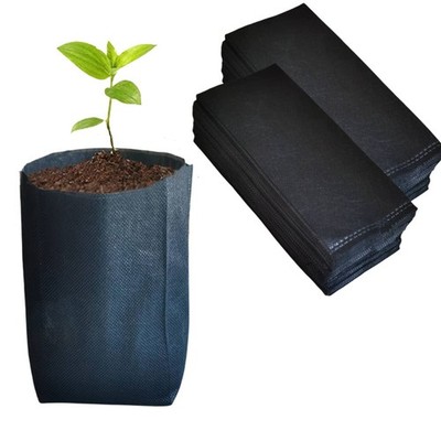 200PCS 6.3×7 Inch Biodegradable Grow Bags for Seedlings, Vegetables, Herbs