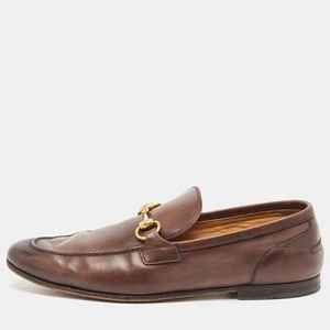 Mocassins Gucci en cuir marron Jordaan taille 41