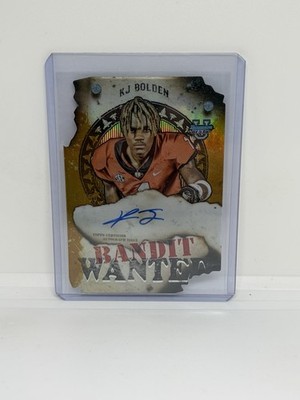 2024 Bowman University Best - KJ Bolden Gunslingers & Bandits Gold /50 Auto