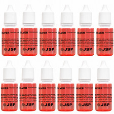 12 Bottles Silver Test Acid Testing Sterling Jewelry Solution Metal Tester