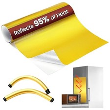 Heat Shield Automotive Aluminum Reflects 95% of Radiant 24" x 12" x 0.02" Gold