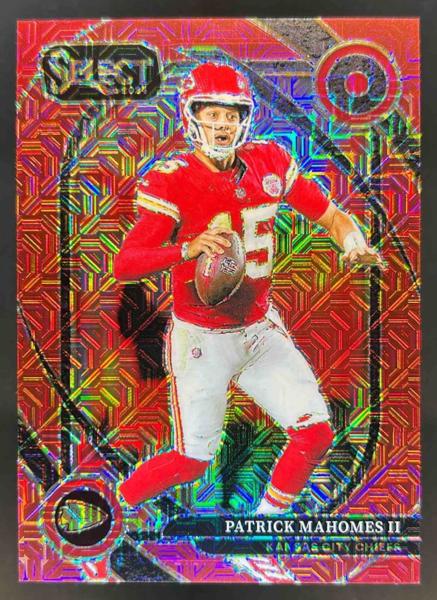 2024 Select Patrick Mahomes II Club Red Prizm #19/49 Chiefs