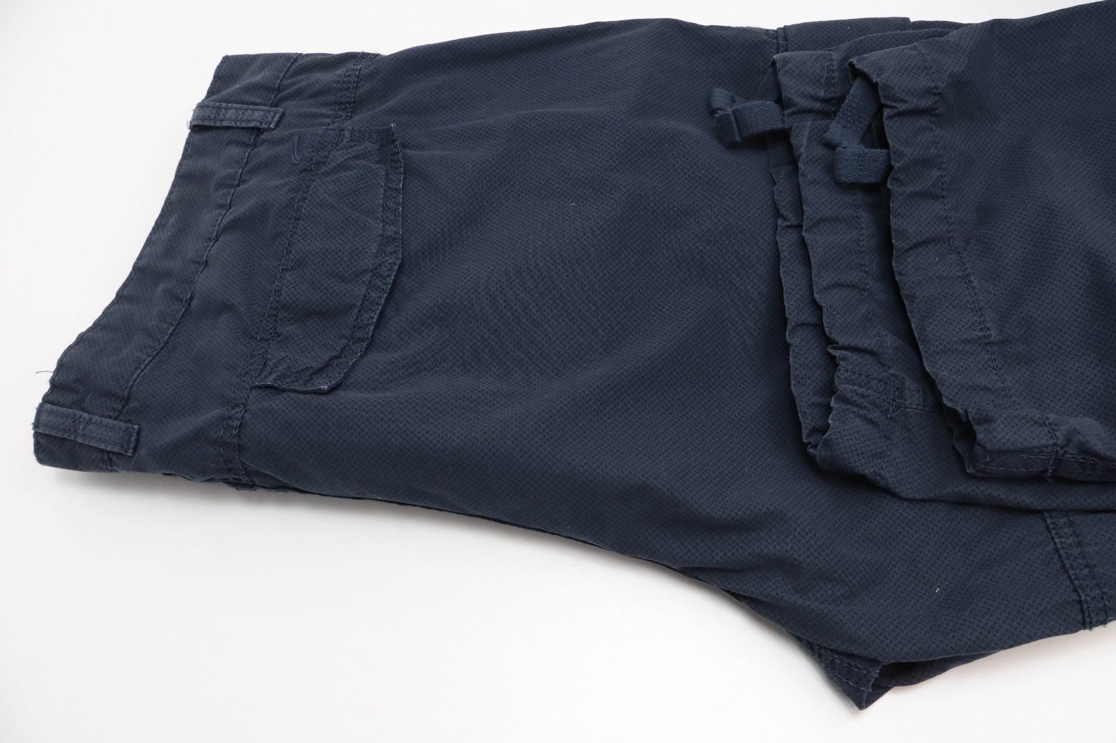 CAMEL ACTIVE Regular Fit Shorts Men's W38 Blue Zip Fly Pure Cotton Knee-Length image 10