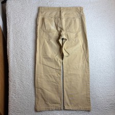 Filson Garment Mens Tan Cotton Twill Paratrooper Pants Made in USA 34x34 (34x28)