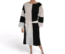 Black&White Block Midi Dress Size 16