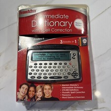 Franklin Merriam Webster Dictionary Thesaurus MWD-460A Spell Correction New