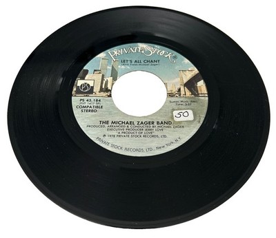 Michael Zager Band Let's All Chant/Love Express 1978 45 RPM Vinyl (box28)