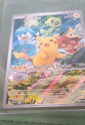 Pikachu 027 Sv: Scarlet & Violet Promo Cards Holo