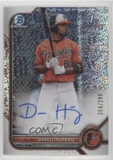 2022 Bowman Chrome Prospect Speckle Refractor 254/299 Darell Hernaiz Auto 16hz