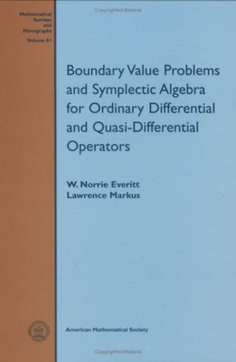 Boundary Value Problems and Symplectic Algebra for Ordinary Diff