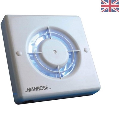Leichter 4 Zoll Timer Abluftventilator für Wand- & Deckenmontage - modernes Design