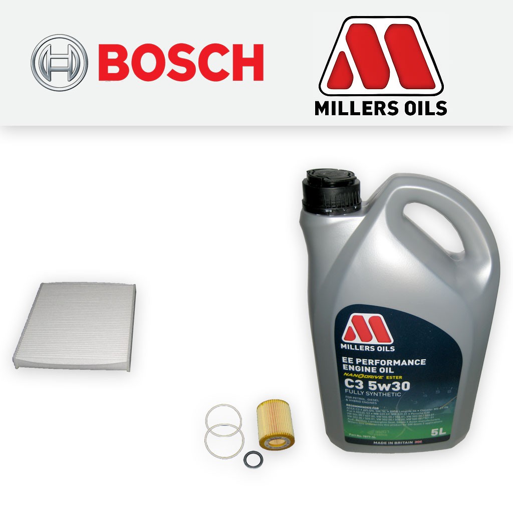 SERVICE KIT for VAUXHALL ZAFIRA MK2 1.9 CDTI OIL CABIN FILTERS +OIL (2005-2014)