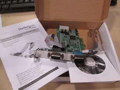 Startech.com 2 Port PCIe RS-232 Serial Adapter Card PEX2S553 16550