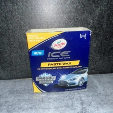 Turtle Wax ICE Paste Wax No White Residue 8oz Read  H