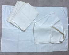 Vintage Large Linen French Tea Towels  Torchons Unused x 6