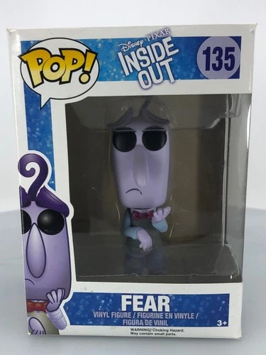 Funko POP! Disney Pixar Inside Out Fear #135 Vinyl Figure DAMAGED BOX SEE PICS