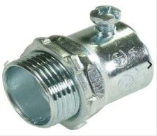 Box of 50 Thomas And Betts 3/4" EMT Set Screw Connector Cat No. TC122A