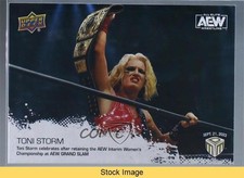 2022 Upper Deck AEW Match Dated Moments Grand Slam Toni Storm #GS-1 READ 0vm9