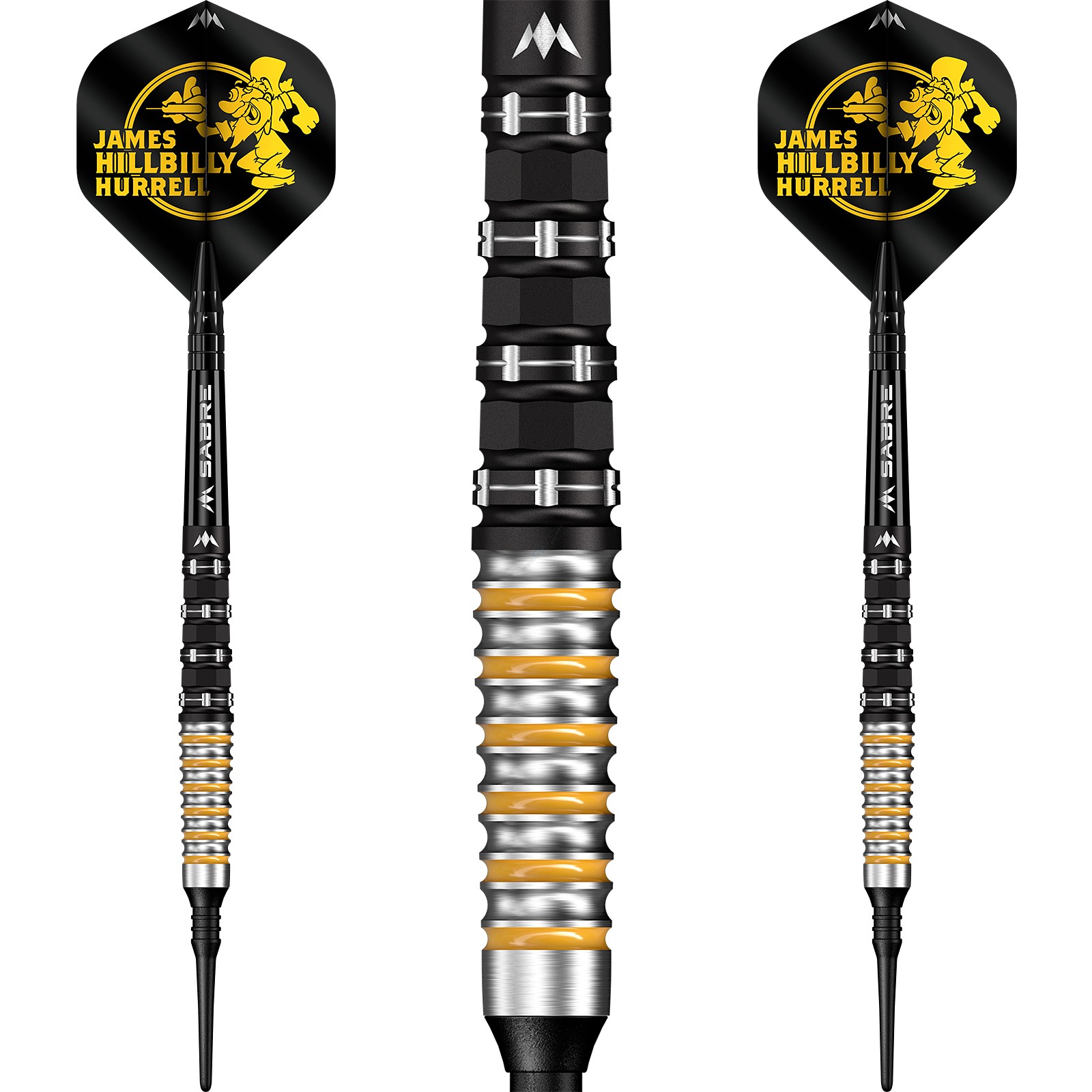 Mission Soft Darts James Hurrell V2 Hillbilly 95 Tungsten Softtip Darts Set 16990₽