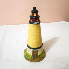 Hand Painted Ceramic Lighthouse Figurine Naut...