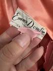 VTG 1950’s Emma Domb Velvet Party Dress Bows Ruching Coral — photo 3