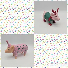ANKYO Circus Party Pig & Reindeer Pig Collectible Figures **YOUR CHOICE**