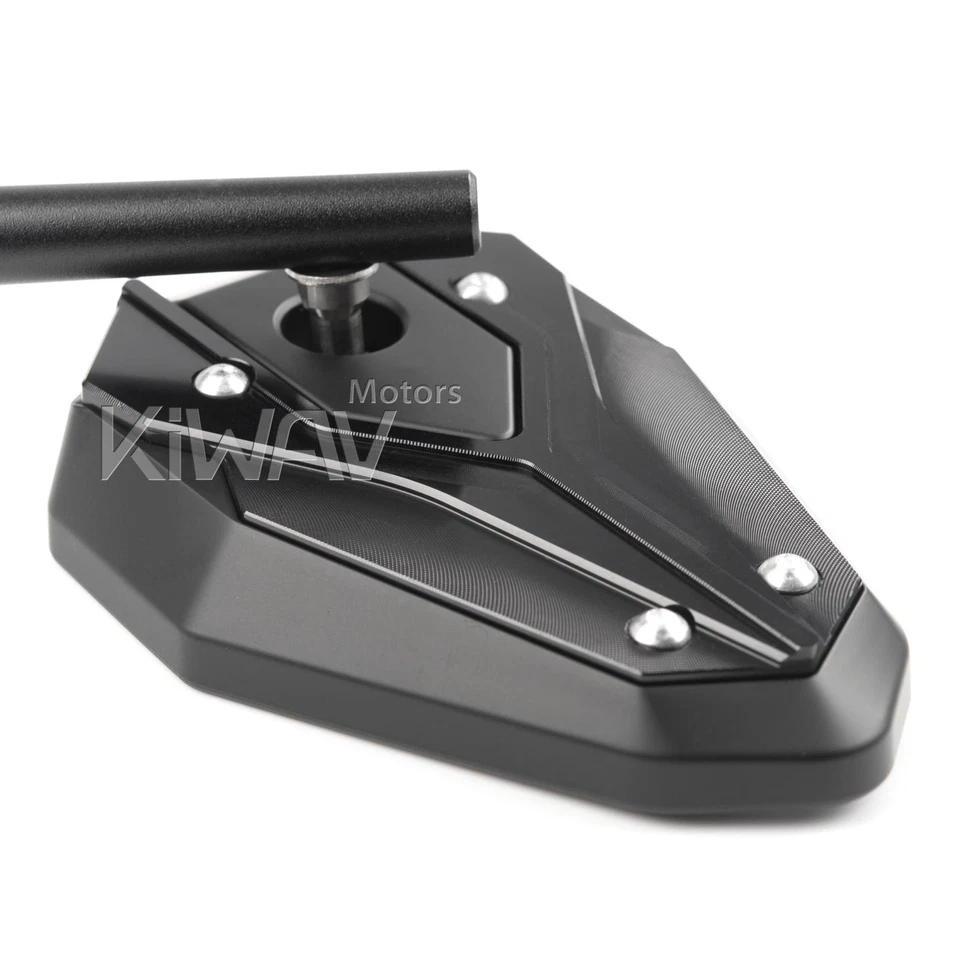 rétros ViperII noir M10 5/16" bolts adjustable pour Harley SOFTAIL FAT BOY LO - Photo 4/4