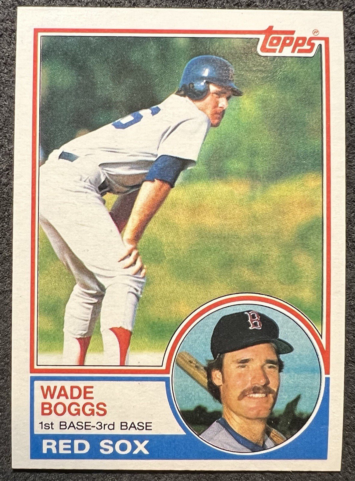 1983 TOPPS WADE BOGGS (BOSTON RED SOX) RC #498 NM/MT