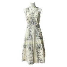 TORY BURCH - Cream Black White Women's Dress