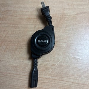 Retrak Lead Cord 2 Prongs Figure 8 AC Power Cable.  3.5 ft