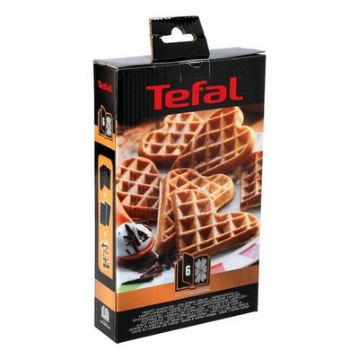 Herzwaffelplatten Set kompatibel mit Tefa Kombigerät Sandwichmaker Waffeleisen