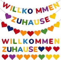 Willkommen Zuhause, Welcome Home, Herzlich Willkommen Girlande, Willkommen