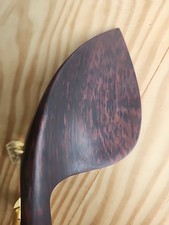 snakewood Violin Parts Chinrest With Hill Style Screw, 4/4 Violin Accessories