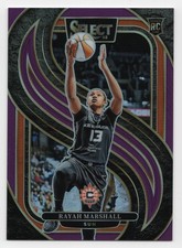 2025 Panini Select WNBA RAYAH MARSHALL #167 Purple Prizm Premier Level RC /149