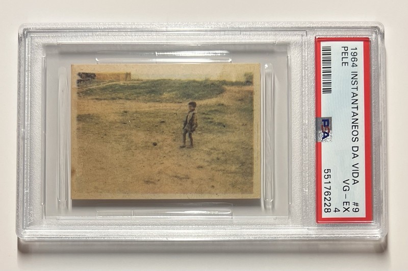 PSA 4 Pele 1964 Instantaneos Da Vida Do Rei Vintage Promo Rare #9 VG EX