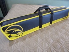 Spectacular New Black & Yellow PRETATOR Roadline 4x8 Pool Cue Case-NWOT