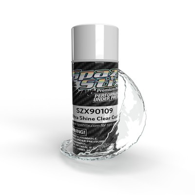 Spaz Stix Ultra Shine Clear Coat, 3.5oz Aerosol Can SZX90109